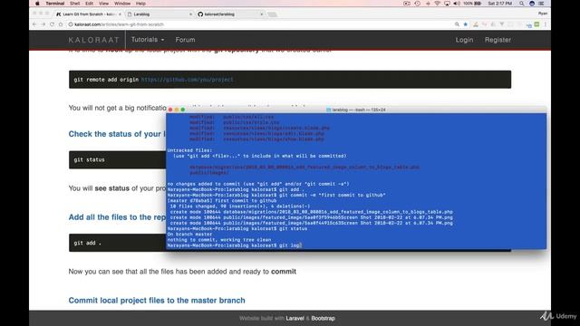 094 2 Learn to push your laravel project to Github смотреть онлайн