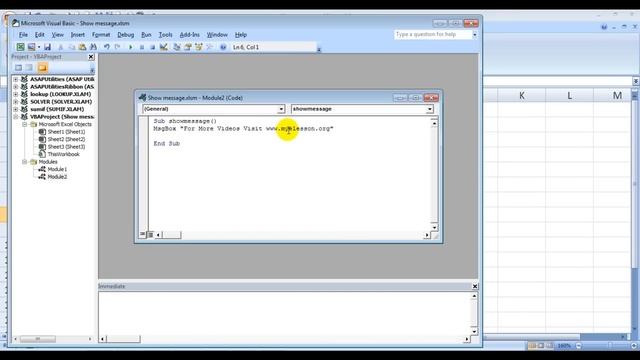 Create Message Box In Excel With VBA Code Hindi смотреть онлайн