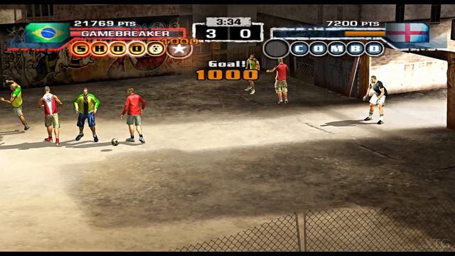 FIFA Street PS2 Gameplay HD (PCSX2 v1.7.0) смотреть онлайн
