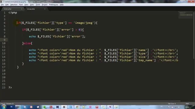chapitre 40 : $_FILES (restriction du fichier) смотреть онлайн