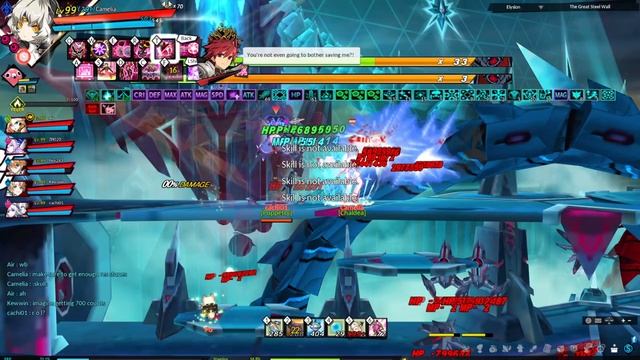 Elsword NA/엘소드 - 19-4 Clear - The Great Steel Wall (most laggy dungeon in elsword history) смотреть онлайн
