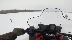 Первый снег! Привет снегоход! Yamaha Venture Multi purpose!