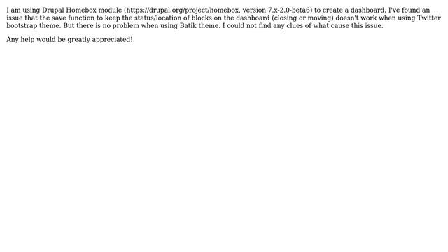 Drupal: Drupal 7 Homebox module and Twitter Bootstrap theme смотреть онлайн