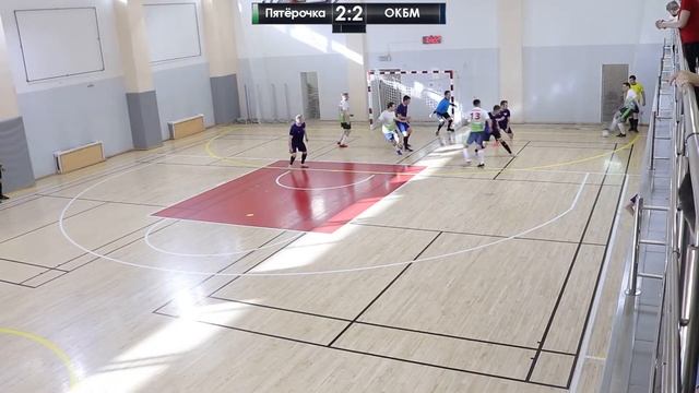 Третья лига 2020/21. ОКБМ - Пятёрочка 5:4 смотреть онлайн