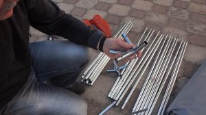 Как собрать шатер палатку 1628 без напильника? Распаковка нового шатра для рыбалка