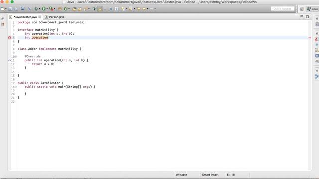 Java8 features Intro and default methods смотреть онлайн