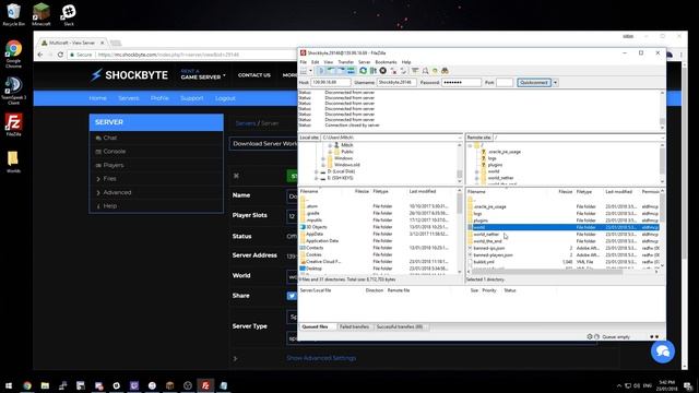 How to Download Your Minecraft Server World смотреть онлайн