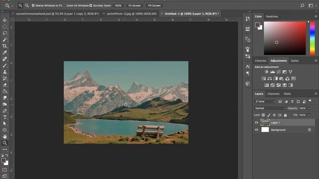 Create a Pointillist Painting in Adobe Photoshop CC смотреть онлайн