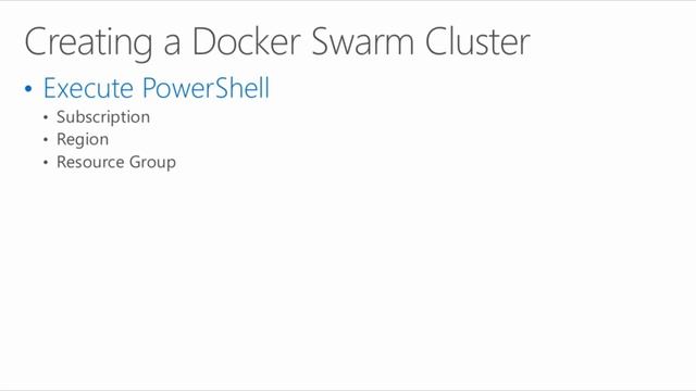 Module 2 2 3 Demo Create Docker swarm Cluster in ACS with ARM Template смотреть онлайн