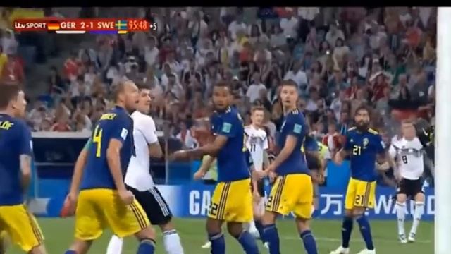 Красивый гол Тони Кросса против сборной Швеции смотреть онлайн