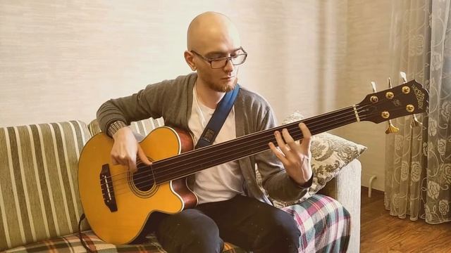 Пикник - Египтянин (fretless acoustic bass cover) смотреть онлайн