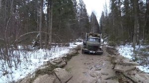 ЗИЛ с двигателем MAN V8 удивил на бездорожье!!!!