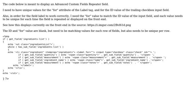 Wordpress: How to Increment ID value within ACF Repeater Field Loop? (2 Solutions!!) смотреть онлайн