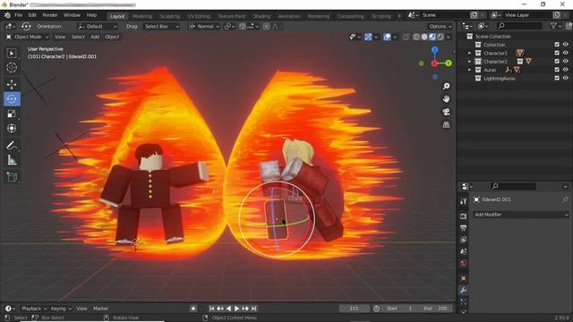 Anime Style | Roblox Blender GFX Tutorial Using Aura Effect смотреть онлайн
