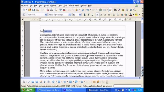 OpenOffice.org Interceptor API Example смотреть онлайн