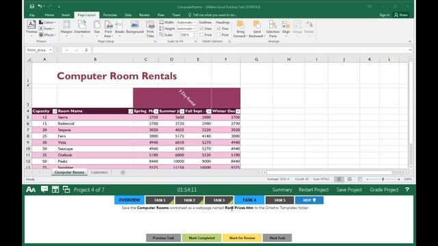 Excel 2016 Exam 2 - Project 4 смотреть онлайн