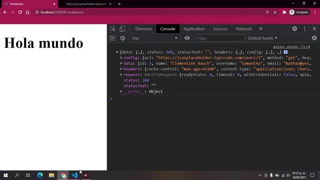 19 - Axios con Async смотреть онлайн