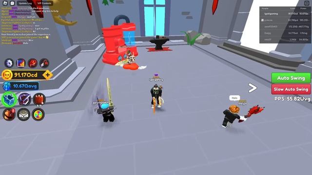 ⚔️ Sword Fighters Simulator- Room 48+ Hard Dungeon ! смотреть онлайн