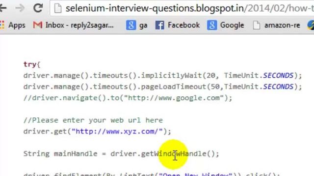 Handle multiple browser windows in Selenium Webdriver смотреть онлайн