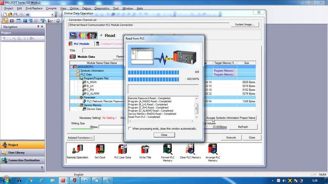 MITSUBISHI PLC Q SERIER PLC PC COMMUNICATION USING ETHERNET смотреть онлайн