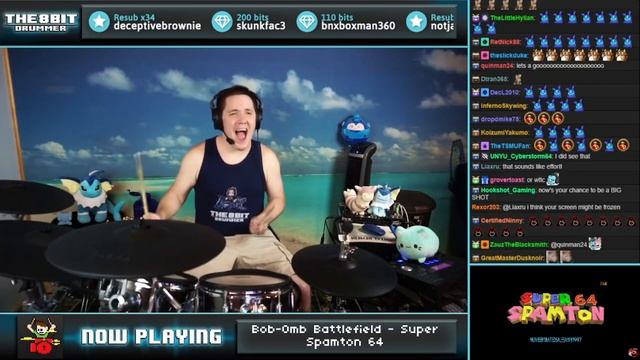 Super Spamton 64 Music Is Awesome On Drums! смотреть онлайн