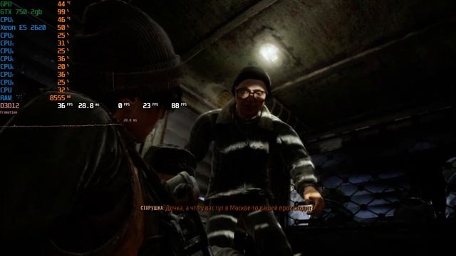 Metro Exodus Xeon e5 2620 12gb озу GTX 750 2GB 128SSD 1920X1080 смотреть онлайн