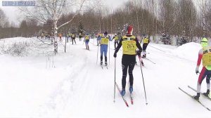 Марафон в Демино. Первые минуты после старта. Падения на спусках