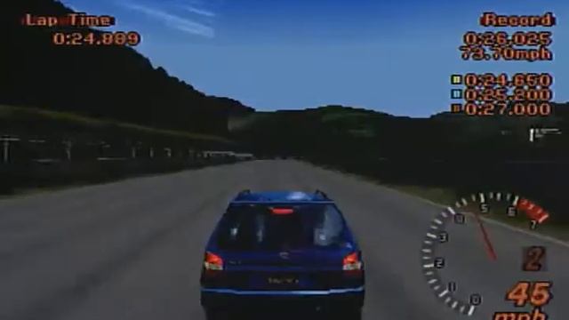 Gran Turismo 2 B license (B-6) - Mazda Demio GL-X '99 смотреть онлайн