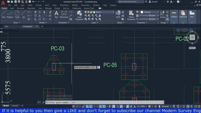How to get Coordinates Table in AutoCAD смотреть онлайн
