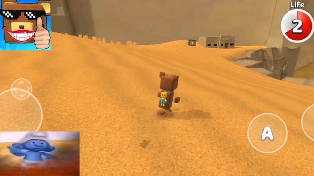 WTF?! Giant Desert In Super Bear Adventure gameplay walkthrough смотреть онлайн