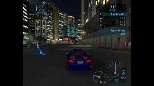 NFS Underground - Гонка 83 - Sprint - 1st Ave Truck Stop (без комментариев) смотреть онлайн