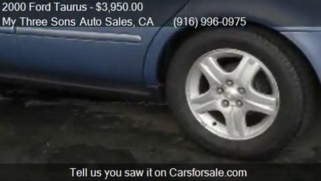 2000 Ford Taurus SE Comfort for sale in Sacramento, CA 95823 смотреть онлайн