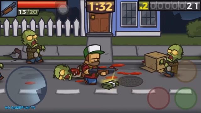 Zombieville USA 2 - iOS Gameplay #1 - Lots of Zombies смотреть онлайн