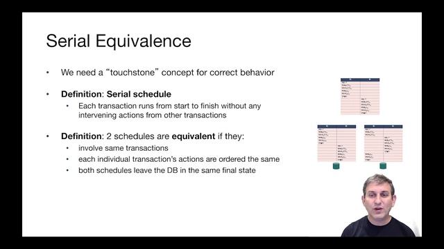 Lec 18 Part 5 Serializability смотреть онлайн