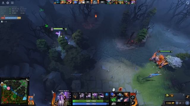 ЕГО НАДО МЭЙНИТЬ? ВОЙД СПИРИТ ИМБА В 7.32?VOID SPIRIT DOTA 2 смотреть онлайн