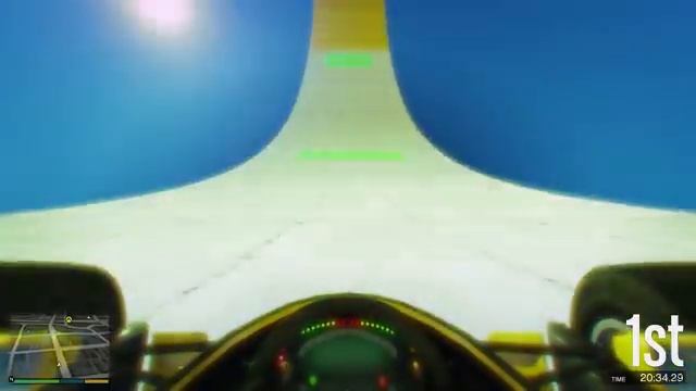 CHOP TROLLED ME WITH F1 CAR MEGA RAMP GTA 5 смотреть онлайн