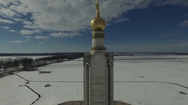 Парк победы в Прохоровке. Белгород. Съемка с воздуха. смотреть онлайн