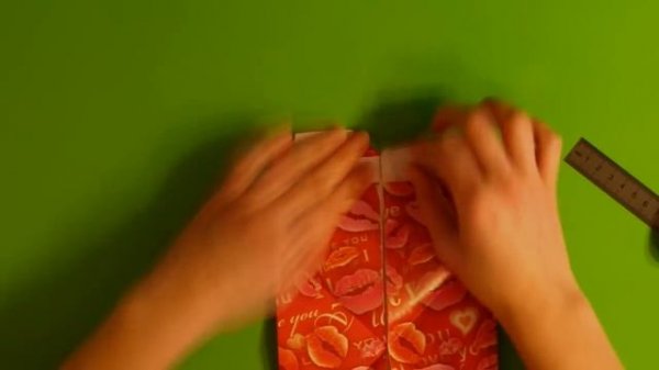 Бумажный пакет в форме сердца - Creative diy projects
