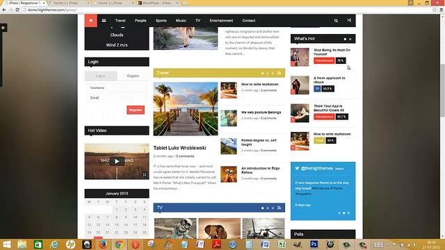 Download iPress - Blog Magzine News Wordpress Theme смотреть онлайн