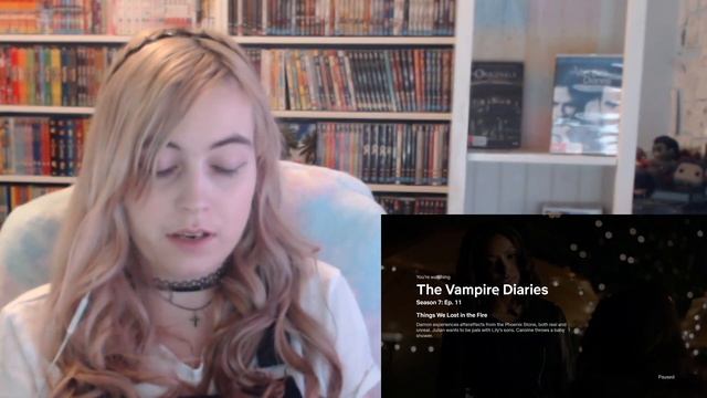 The Vampire Diaries 7x11 - "Things We Lost In The Fire" Reaction Part 2 смотреть онлайн