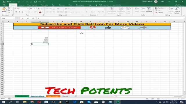 How To Convert Number To English Words in Excel | Convert NUMBERS to WORDS (NO VBA) in Excel смотреть онлайн
