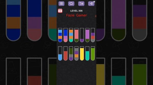 Water Sort Puzzle Sort Color Level 306