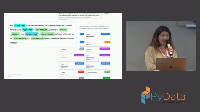 Anahita, Farokhi, Eltjona Qato: Text analytics on annual reports | PyData Amsterdam 2019 смотреть онлайн
