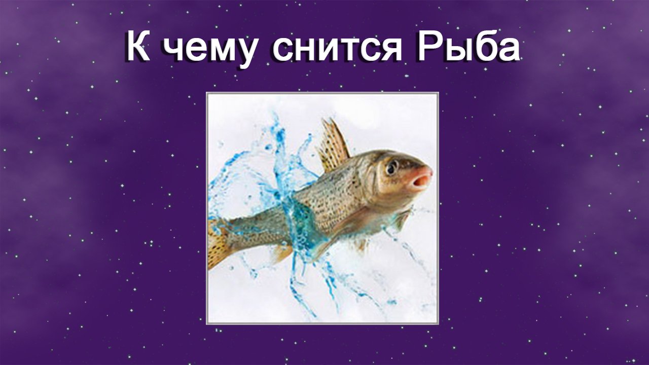 К чему снится рыба (Сонник)
