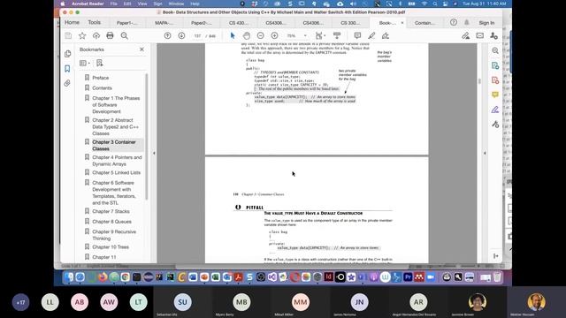 L05 CS3305Fall21 Conainer Classes in C++ смотреть онлайн