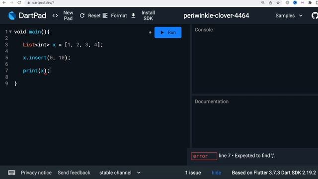 Dart Insert Function | Insert at Certain Position or Index in A List смотреть онлайн