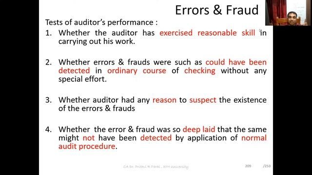 Fraud Error and Auditors Negligence смотреть онлайн