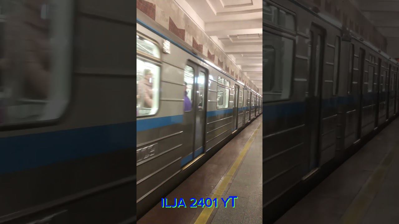 Прибытие 81.717.6 на станцию Московская #ннметро #метро #метрополитен смотреть онлайн