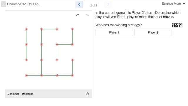 Math Dad vs Science Mom 32: Dots and Boxes смотреть онлайн