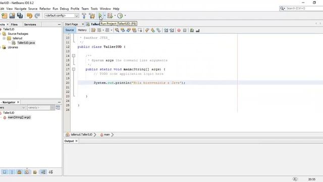 IDE NetBeans - Como crear un proyecto y el Main смотреть онлайн